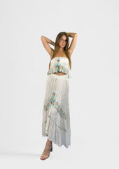 Boho Embroidered Ensemble