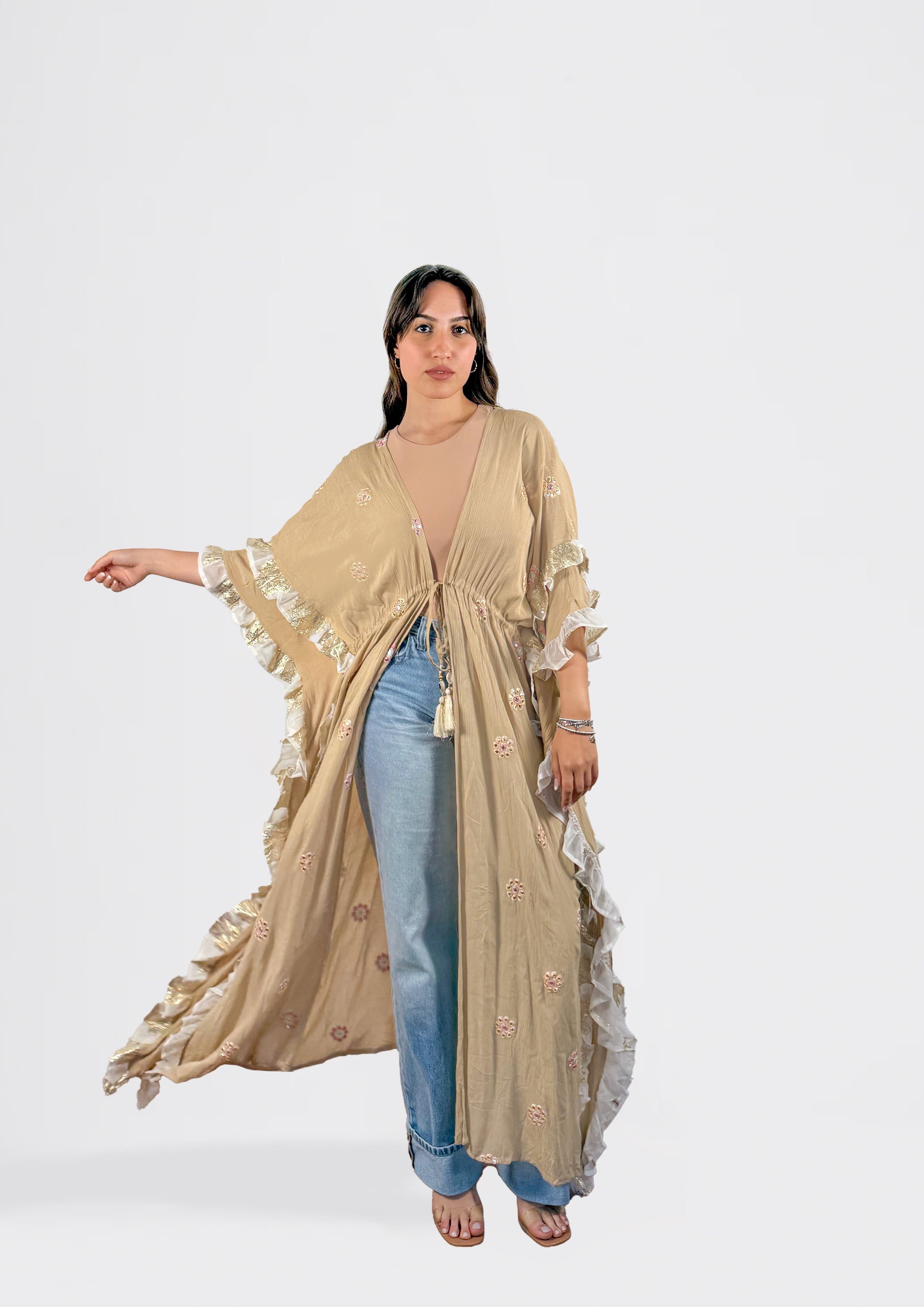 Boho Bloom Kimono