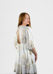 Ivory Coral Mini Dress