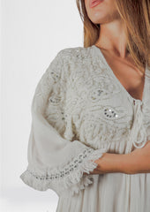 Elora Embroidered Maxi