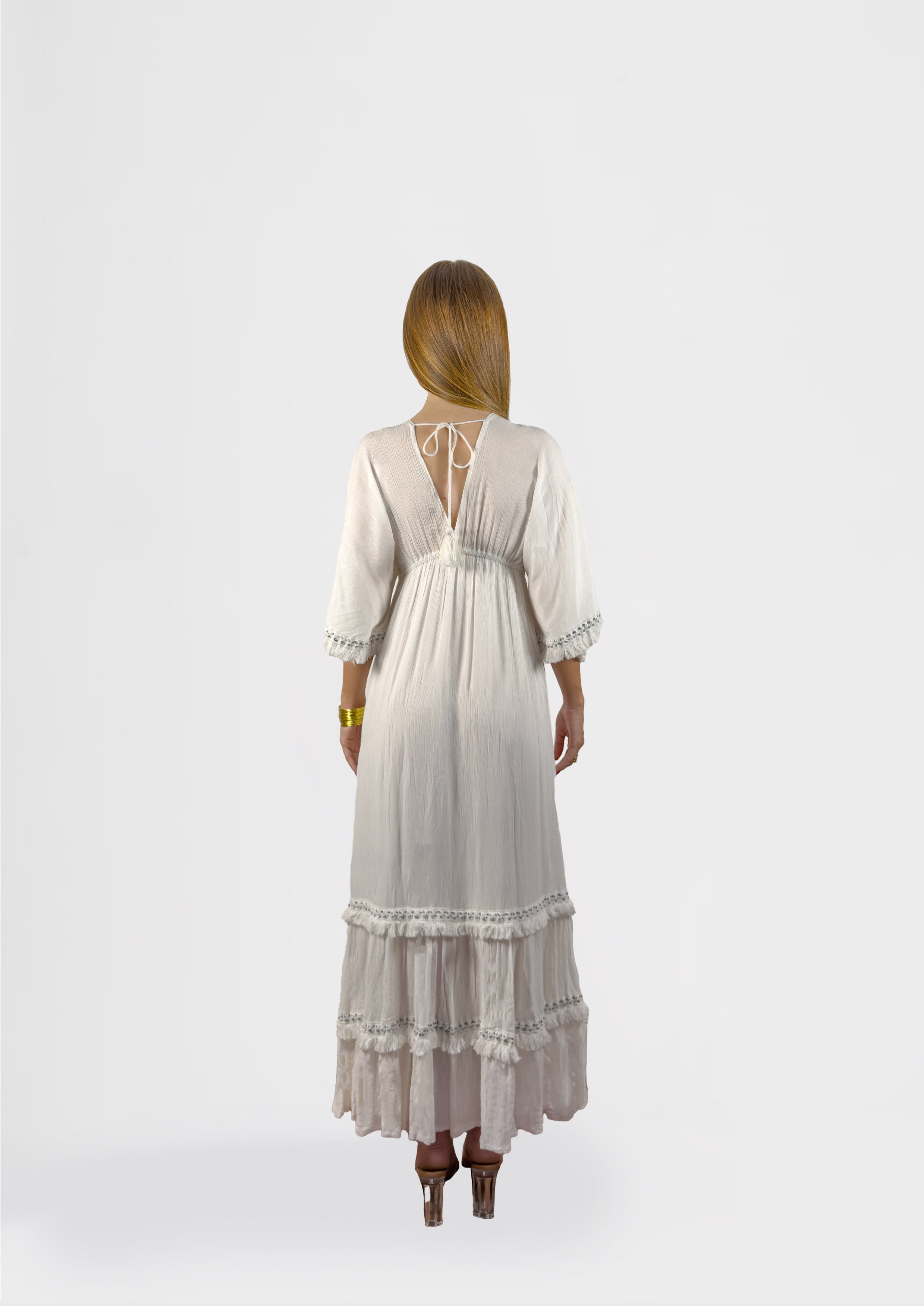 Elora Embroidered Maxi